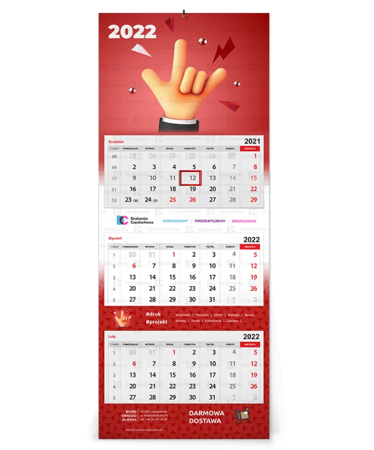 Kalendarze-trojdzielne-scienne-z-logo-firmowe-gadzety-reklamowe-tania-drukarnia-czestochowa