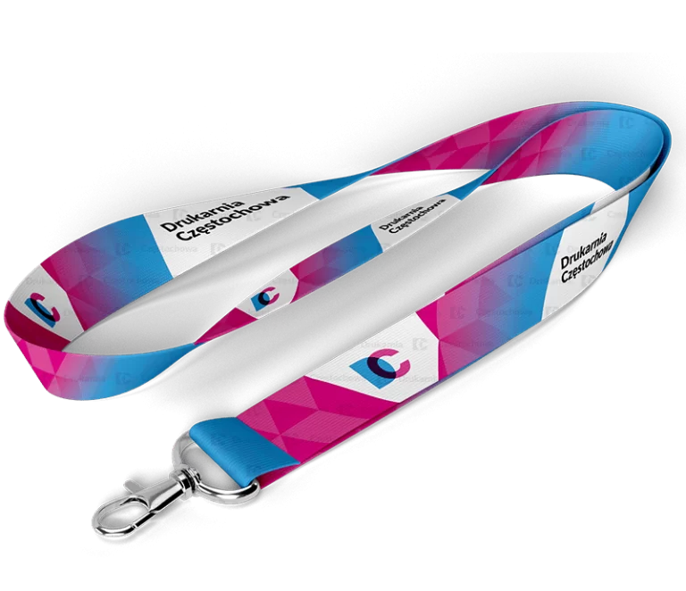 smycze-reklamowe-promocyjne-dwustronne-firmowe-dowolny-nadruk-reklamowy-na-smyczach-z-nadrukiem-logo-sublimacyjne-karabinczyk-gadzety-reklamowe-upominki-tania-drukarnia-czestochowa